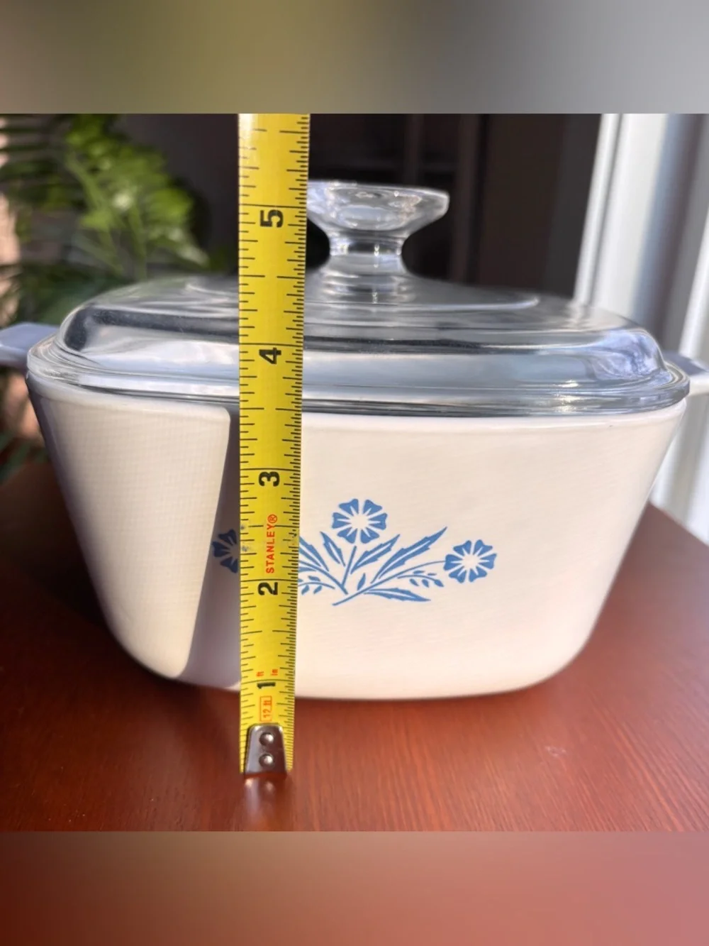 CorningWare Blue Cornflower 1.75 Qt. Casserole Dish with Lid P-1 3/4-B Vintage